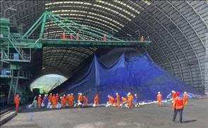 Công ty Nhiệt điện Nghi Sơn diễn tập Phòng, chống thiên tai và tìm kiếm cứu nạn tại khu vực kho than